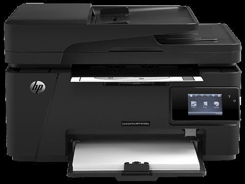 A4黑色4合1激光打印机 HP M128FW无线